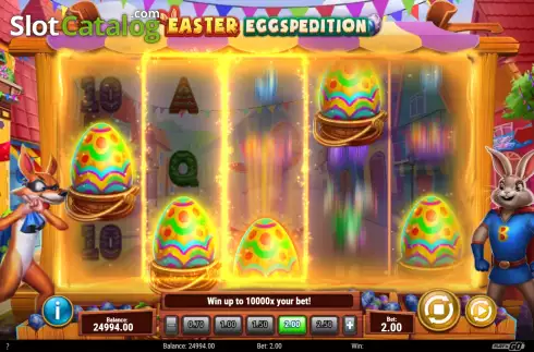 Скрин7. Easter Eggspedition слот