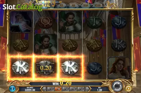 Скрин4. The Sword and the Grail Excalibur слот
