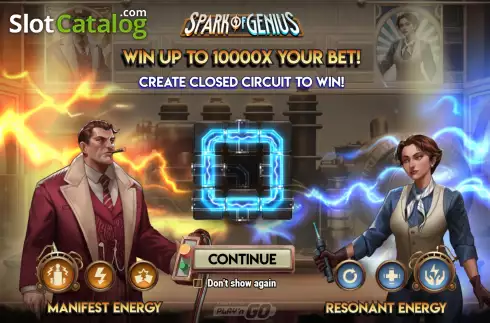 Скрин2. Spark of Genius слот
