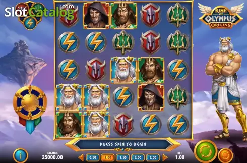 Скрин3. Rise of Olympus Origins слот