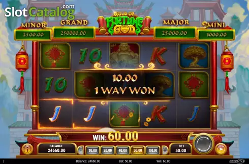 Скрин4. Gold of Fortune God слот