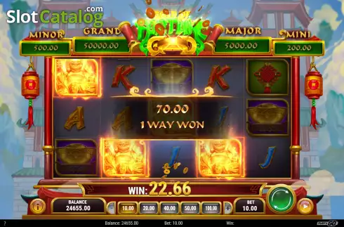 Скрин5. Gold of Fortune God слот