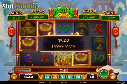 Скрин6. Gold of Fortune God слот