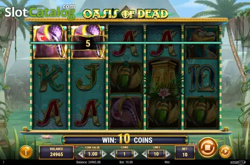 Скрин4. Oasis of Dead слот
