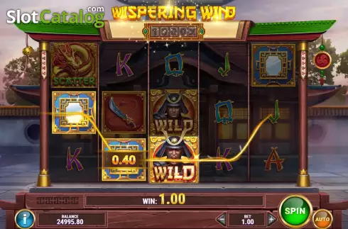 Скрин5. Whispering Winds слот