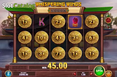 Скрин8. Whispering Winds слот