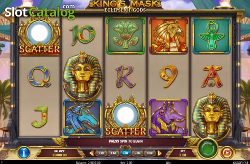 Скрин2. King’s Mask Eclipse of Gods слот