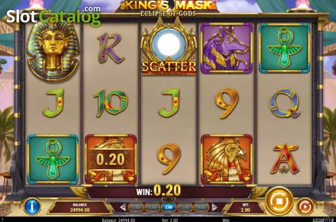 Скрин3. King’s Mask Eclipse of Gods слот
