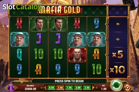 Скрин3. Mafia Gold слот