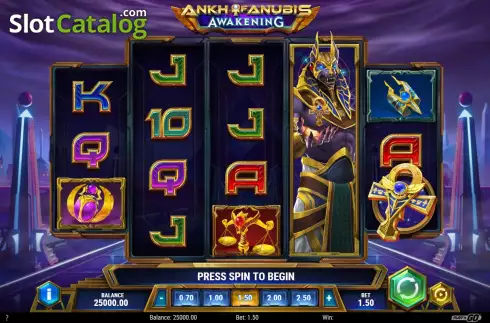 Скрин2. Ankh of Anubis Awakening слот