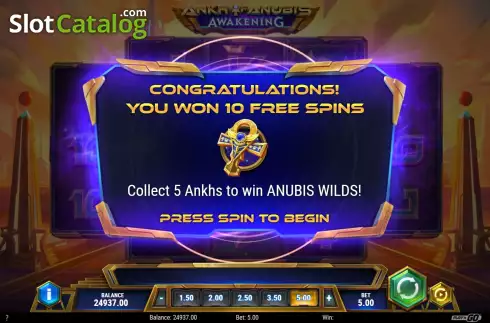 Скрин9. Ankh of Anubis Awakening слот