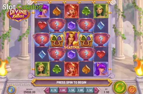 Скрин3. Divine Divas слот