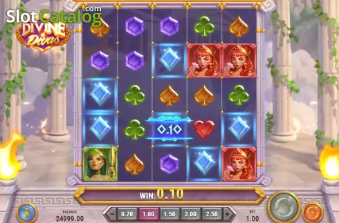 Скрин4. Divine Divas слот