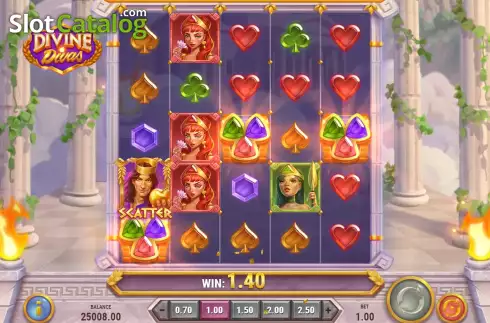 Скрин5. Divine Divas слот