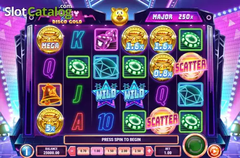 Скрин3. Piggy Blitz Disco Gold слот