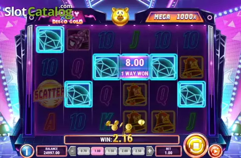 Скрин4. Piggy Blitz Disco Gold слот
