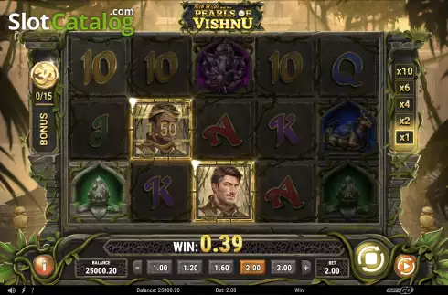 Скрин6. Rich Wilde and the Pearls of Vishnu слот