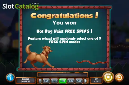 Скрин7. Hot Dog Heist слот