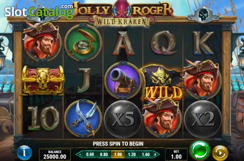 Скрин3. Jolly Roger Wild Kraken слот
