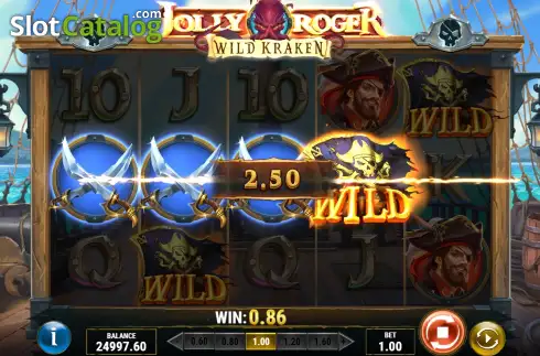 Скрин4. Jolly Roger Wild Kraken слот