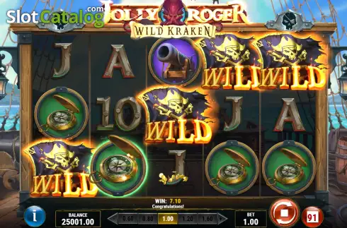 Скрин5. Jolly Roger Wild Kraken слот