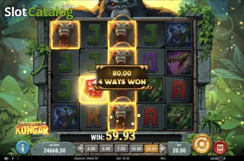 Скрин6. Treasures of Kongar слот