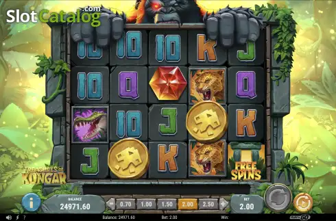 Скрин7. Treasures of Kongar слот