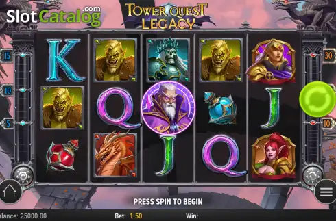 Скрин2. Tower Quest Legacy слот