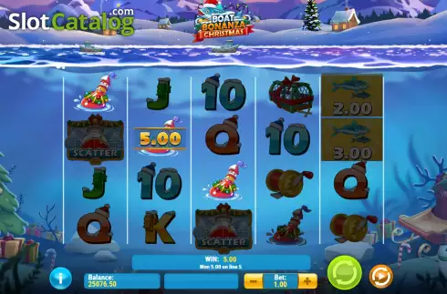 Скрин5. Boat Bonanza Christmas слот