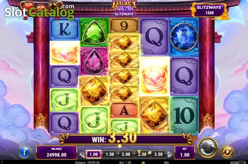 Скрин3. Legacy of Gems Blitzways слот