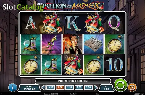 Скрин2. Potion of Madness слот