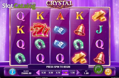 Скрин2. Crystal Hall слот