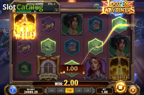 Скрин6. Loot & Labyrinths слот