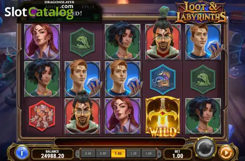 Скрин7. Loot & Labyrinths слот