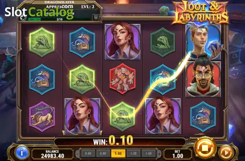Скрин8. Loot & Labyrinths слот