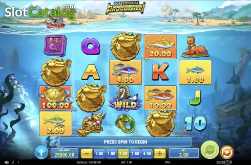 Скрин3. Boat Bonanza CrocoNile! слот