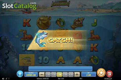 Скрин7. Boat Bonanza CrocoNile! слот