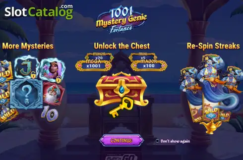 Скрин2. 1001 Mystery Genie Fortunes слот