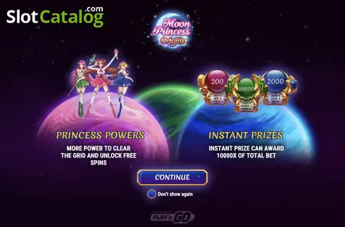 Скрин2. Moon Princess Origins слот