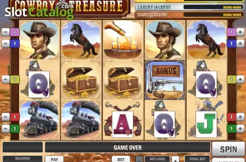 Скрин2. Cowboy Treasure слот