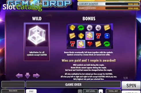 Скрин6. Gem Drop слот