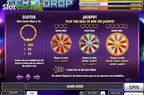 Скрин9. Gem Drop слот