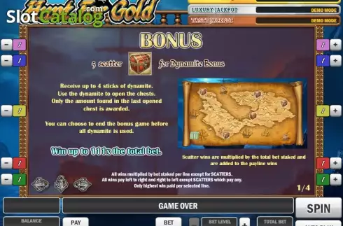 Скрин8. Hunt for Gold слот