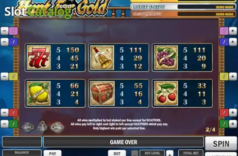 Скрин9. Hunt for Gold слот