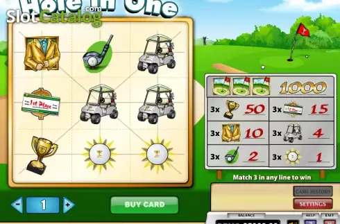 Скрин2. Hole in One (Others) слот