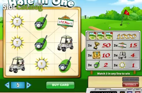 Скрин3. Hole in One (Others) слот