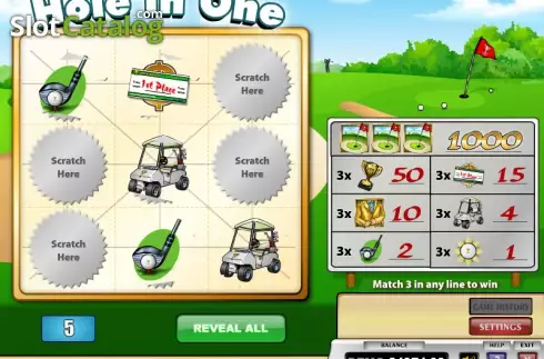 Скрин5. Hole in One (Others) слот
