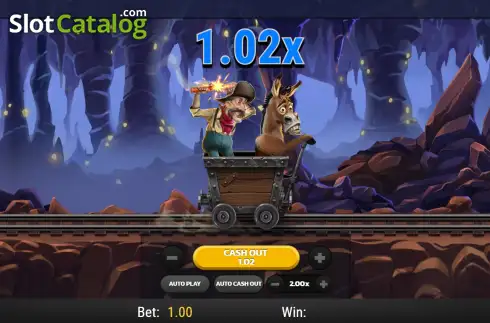 Скрин2. Miner Donkey Rider слот