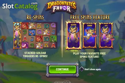 Скрин2. Dragonfate’s Favor слот