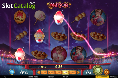 Скрин5. Matsuri (Play'n Go) слот